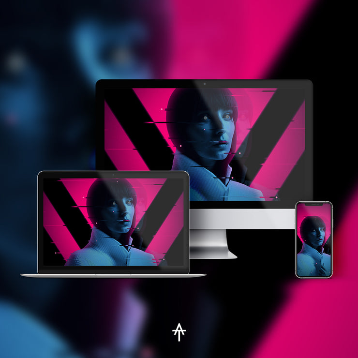 Glitch - Digital Wallpaper